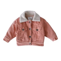 

H3842/ Excellent Autumn Winter Coat Kids Warm Fashionable Corduroy Coat