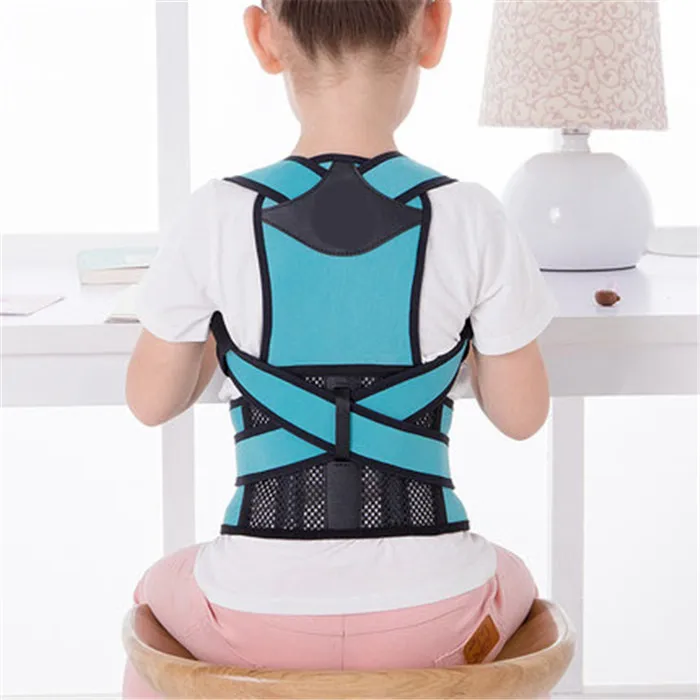 Comfortable Neoprene Children lumbar back support belt kids posture corrector for students