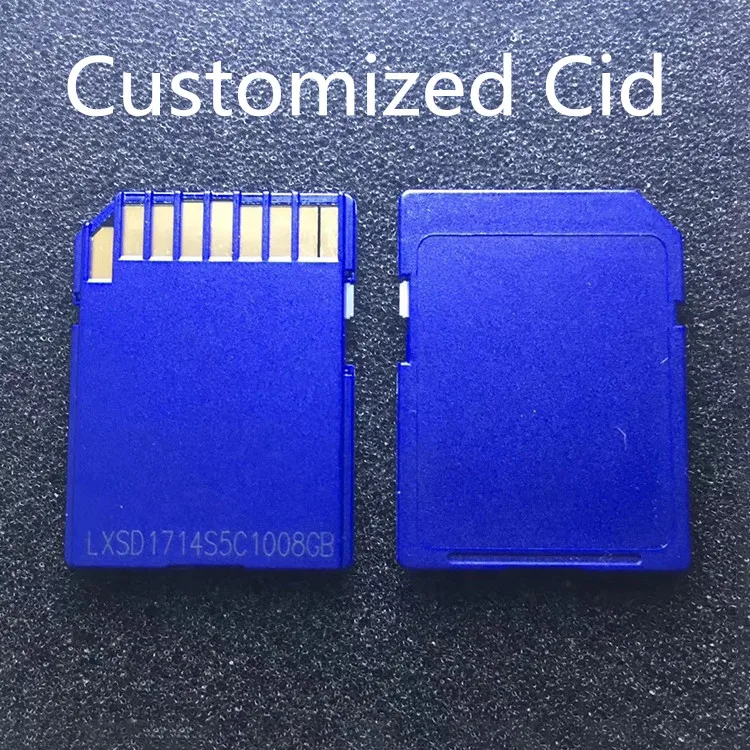 

bulk buy custom CID SD card 4GB 32GB class 10 wholesale price memory card, High quality memory card blue black