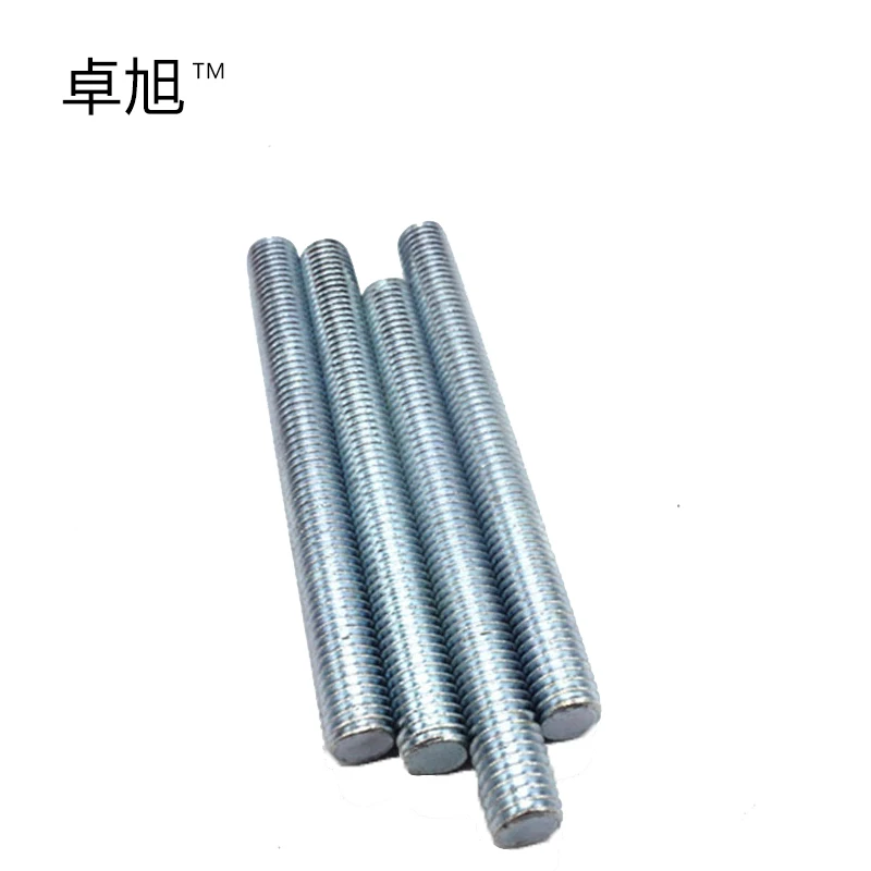 
OEM Full Thread Bar Bolts Fastener Manufacture Customized Zinc Plated Surface Treatment Thread Rod DIN975 