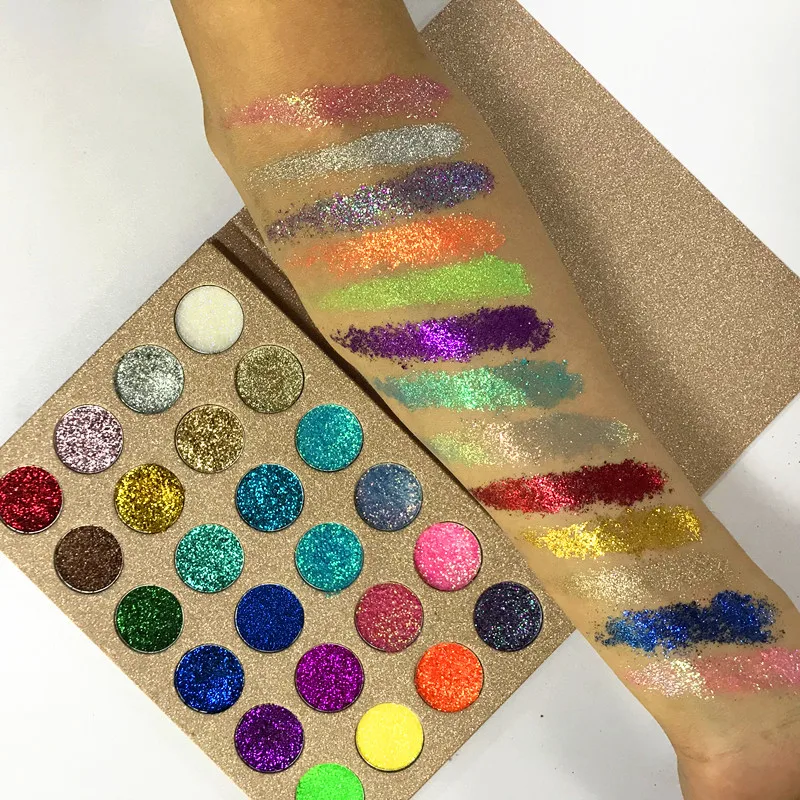 

Professional private label wholesale palette liquid glitter eyeshadow 24 colors eyeshadow palette makeup, N/a