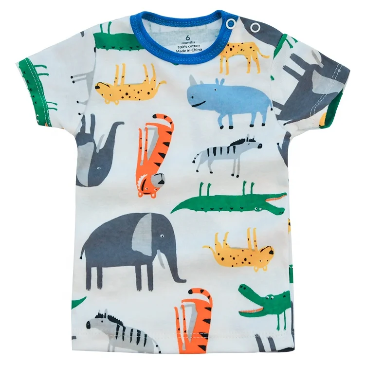 
China Supply Cheap High Quality Comfortable 100% Cotton Lovely T Shirt Baby Clothes 