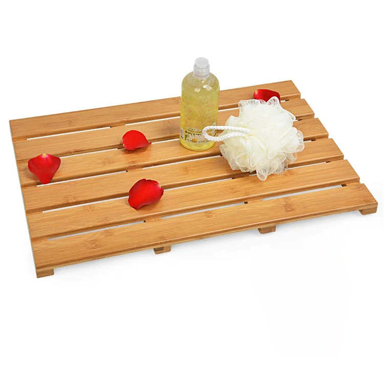 

Non Slip Waterproof Eco-Friendly Bamboo Rugs Anti-Slip Bath Mat, Customized