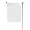 DIY White Polyester Blank Garden Flag for Camper Banner Lawn Yard Outdoor
