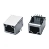 Xyfw Hot Sale 8p8c Emi Socket 4 2 Rj45 Jack With Led Light