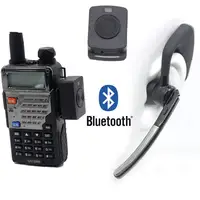 

Bluetooth Wireless Adaptor +PTT Headset for Kenwood TYT BAOFENG UV5R Radio factory Directly Sale Earphones