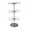 customize metal rotary revolving spinning display stand rack for socks, gifts, gift cards, promotion product