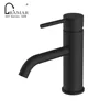 China Classic Metal Black Dual Lever Water Saving Basin Mixer Taps
