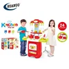 Kids play pretend cooking set cooking dining table game kitchen toy set