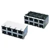 2019 1*n Dual Port Keystone Double Row Jack Multiport Rj45 Plug