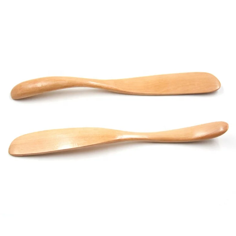 
New Hot Sell Wholesale Handmade Kitchen Tableware Wooden Large Jam Butter Knife 