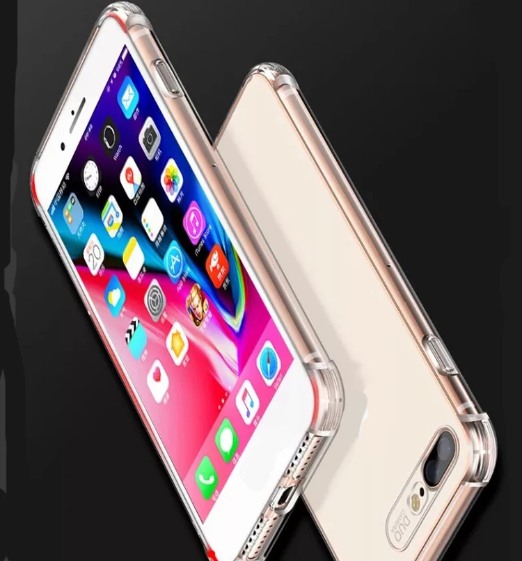 

Fashion 6D transpose airbag shockproof soft TPU 1.5mm thickness transparent phone back cover case for itel s32