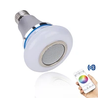 

2019 New Patent design 8W Smart RGB Bulb Blue-tooth Speaker best music led light bulb