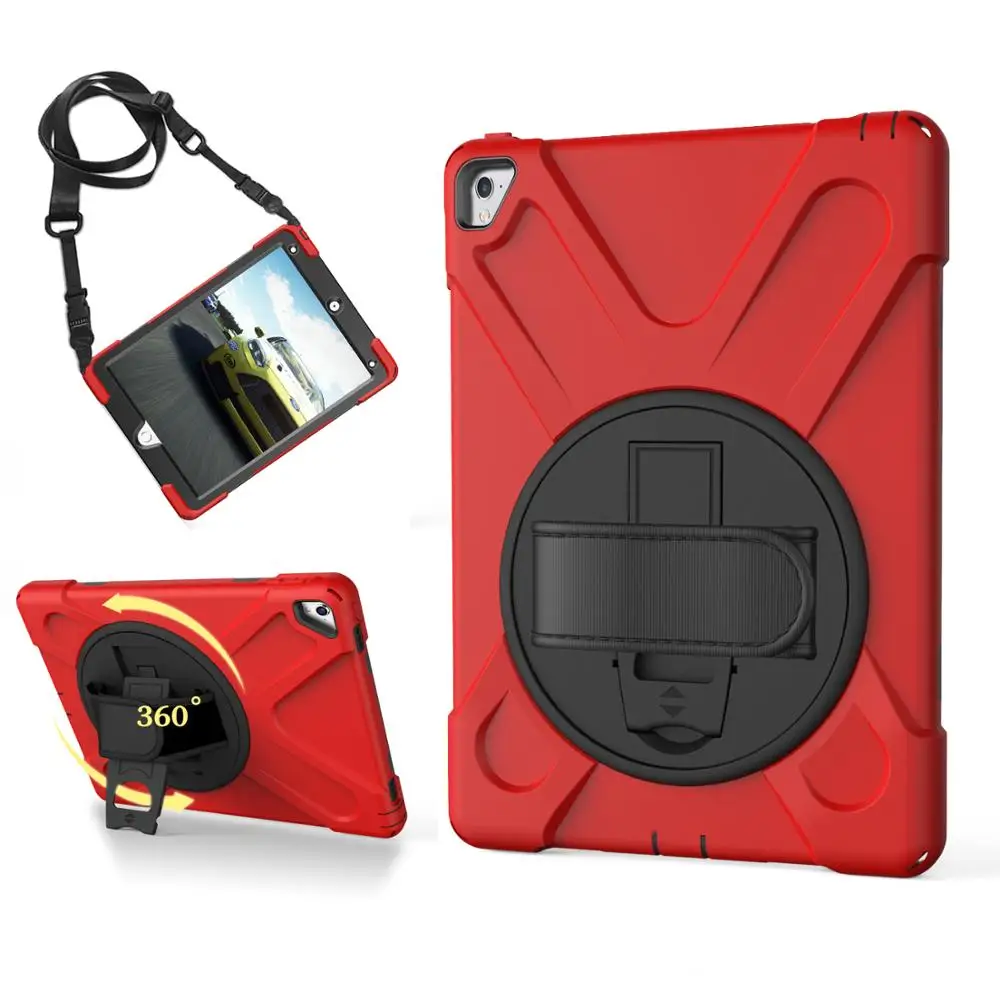 

Heavy duty case for iPad pro 9.7 with hands blet and shoulder strap