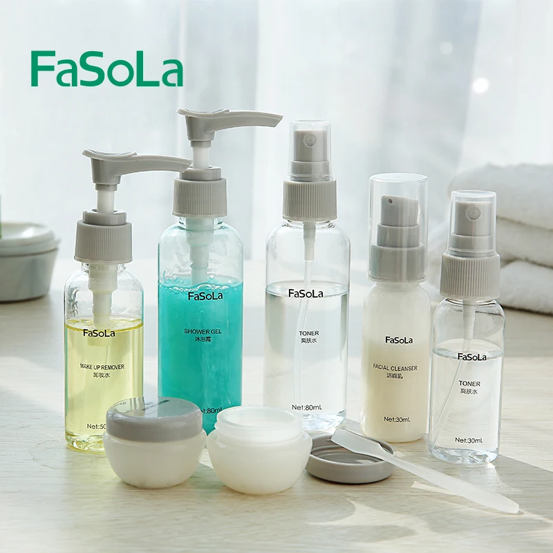 FaSoLa Portable 6pcs per set travel cosmetic bottles