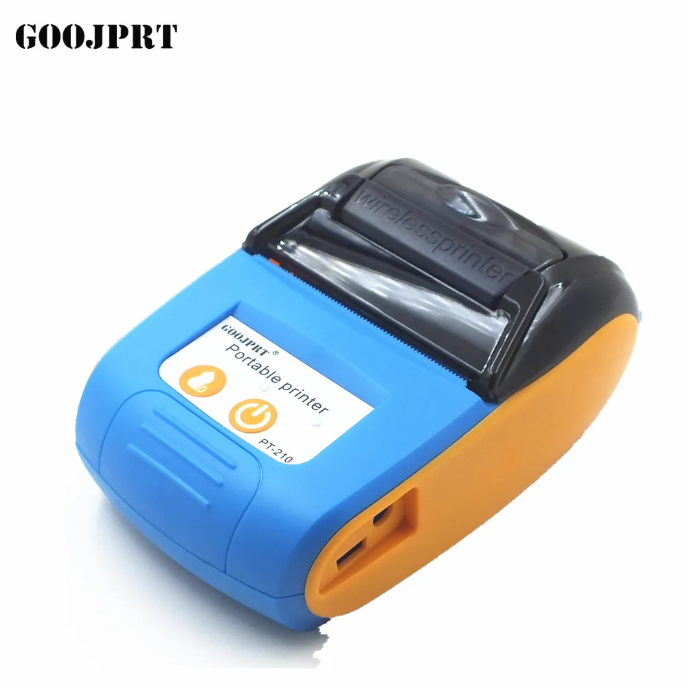 

58mm mini portable mobile blue tooth wifi terminal thermal printer with free SDK PT-210, Black and white