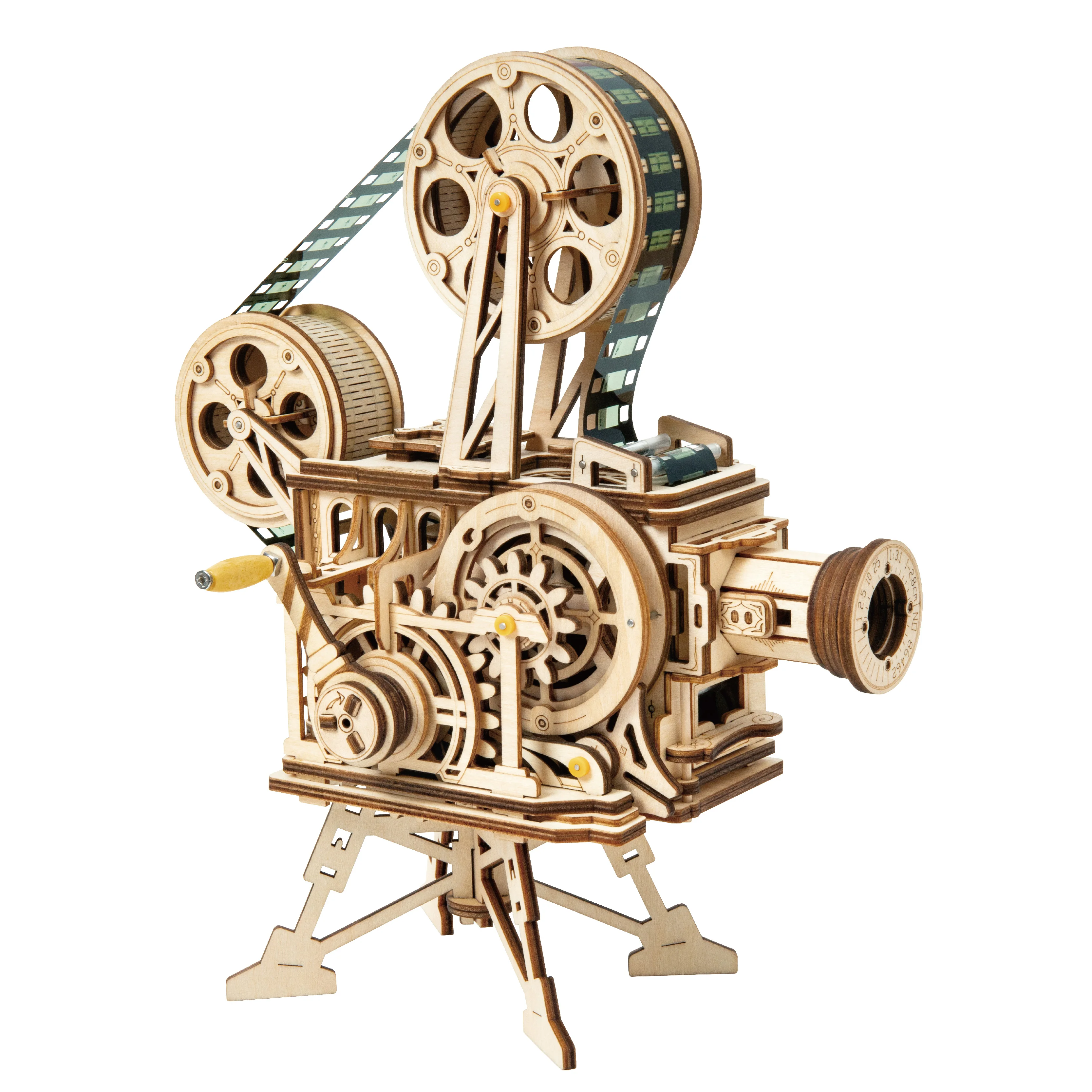 
ROKR Educational Classic Film Projector 3D wooden Puzzle Vitascope  (62069424767)