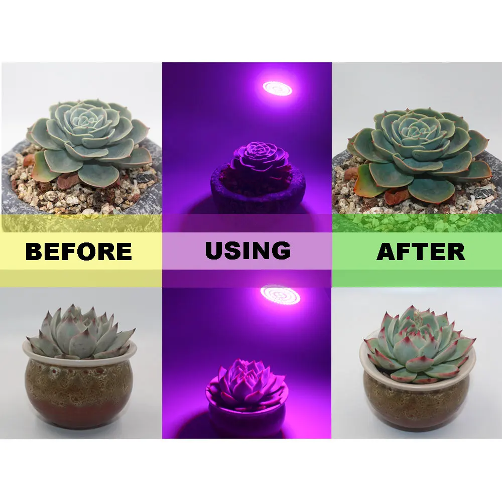 
LED Plant Growing Lamp 110V/220V Full Spectrum E27 E26 LED Grow Light Indoor Plant Bulb For Hydroponics Grow Tent Lighting Bulbs 
