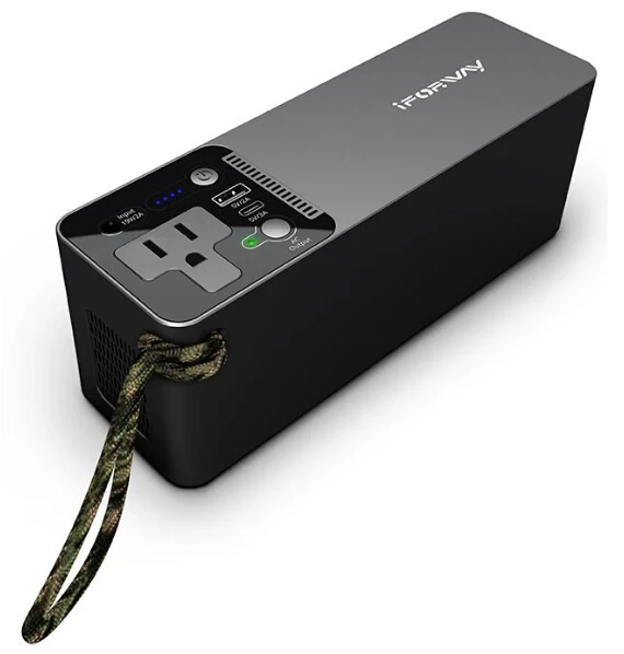 135Wh AC 100W Portable Solar Power Bank for RV Camping AC Power Bank Portable Power Pack