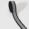 2cm Black White Strip Rib Ribbon Trim for Garments Decoration