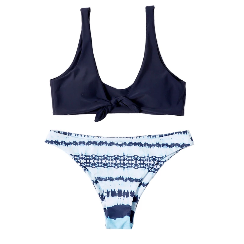 

2019 Low bosom printing bikini auit, Picture