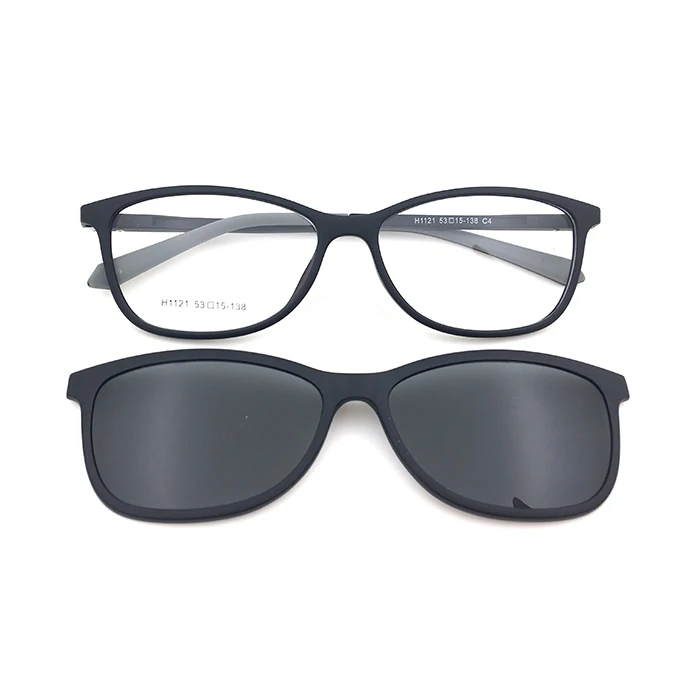 

good model ready stock magnetic clip-on frame eyewear