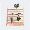 2019 Top Quality Three Tier Flower/Shoes Folding Bamboo Flower Rack