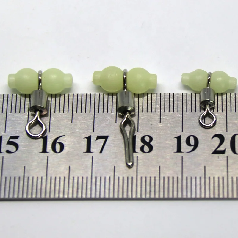 

10pc Luminous Gourd Rolling Swivel Fishing Accessories Ring Connector Sea Fishing Tackle Tool Other fishing products