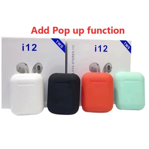 i12 TWS Bluetooth 5.0 Mini Touch Control Wireless Earbuds