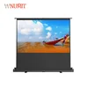 80inch Movable Pull up down floor rising projection screen