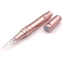 

High Quality Rose Gold Wireless Micorneedles Tattoo Eyebrow Machine Pen Permanent Makeup Machine With Battery
