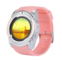 

Smart Watch V8 Men bt Sport Watches Women Ladies Rel gio Smartwatch with Camera Sim Card Slot Android Phone