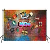 Graffiti 80s Wow Clock Video Photography Background Backdrops For Photography Studio