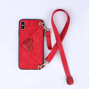 Leather Shockproof Crossbody Wallet Case iPhone X Xs Xr