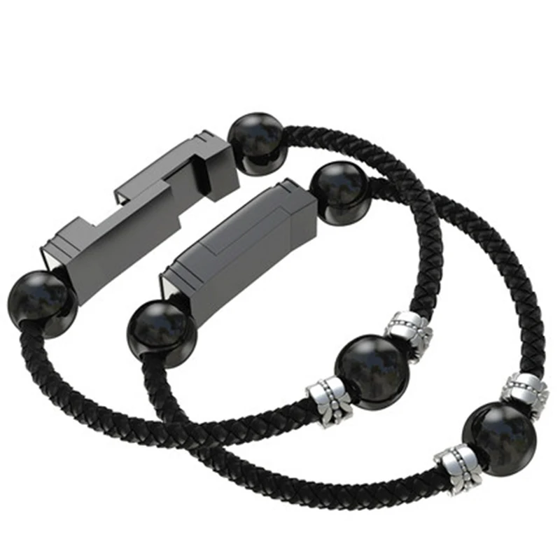 Creative Bracelet Design Aluminum Alloy Plug USB Data Cable Charger