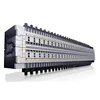 CE STANDARD HIGH CAPACITY GOOD PERFORMANCE PC CROSS SECTION PLATE PRODUCTION LINE, POLYCARBONATE HOLLOW PLATE MAKING MACHINE