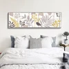 Leaf Canvas Prints Wall Art Botanical Plant Leaves with Texture Painting Artwork for Bedrooms Kitchen