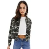 Custom 2019 women's digital printed bomber single-breasted sports Camouflage jacket