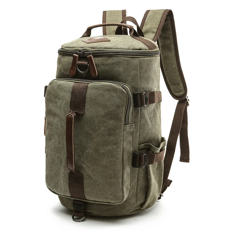 

Wholesale China Guangzhou Multifunctional Military Solid Color Men Sports Travel Duffle Bags Bag School Canvas Backpack Rucksack, Green,black,blue,gray,khaki,coffee
