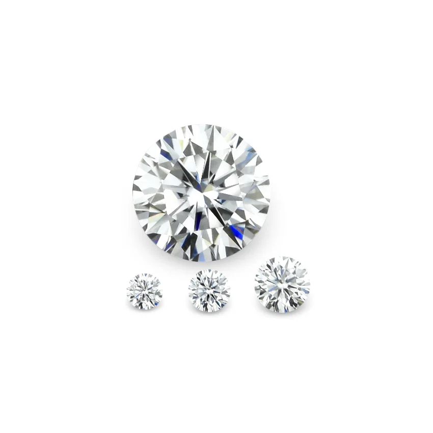 

Top quality loose gemstone DEF color VVS Round diamond cut moissanite price per carat