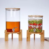 

High borosilicate Wine bucket glass storage jar glass dispenser