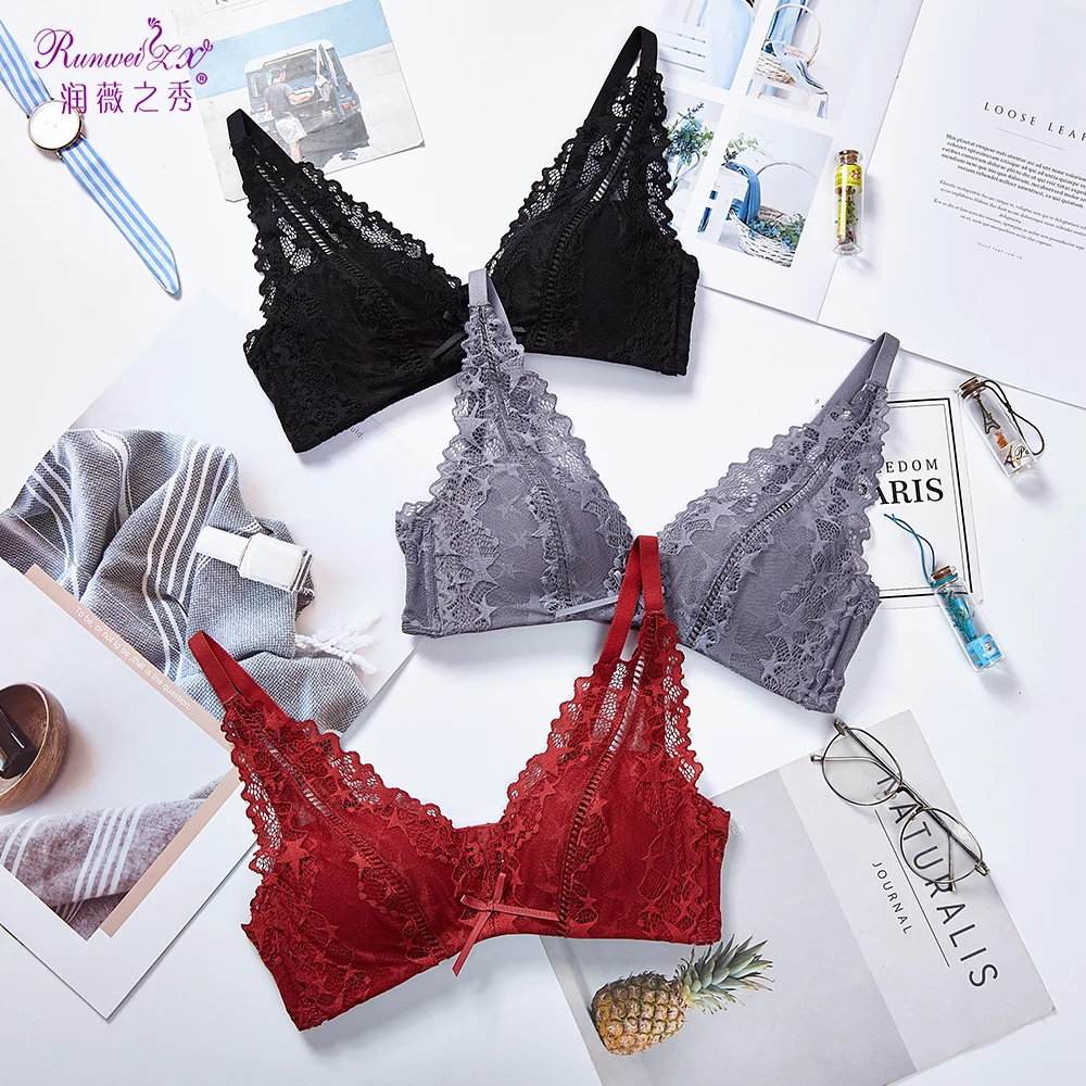 

size 36b stylish sexy girl new panti photo wireless seamless push up bra, N/a