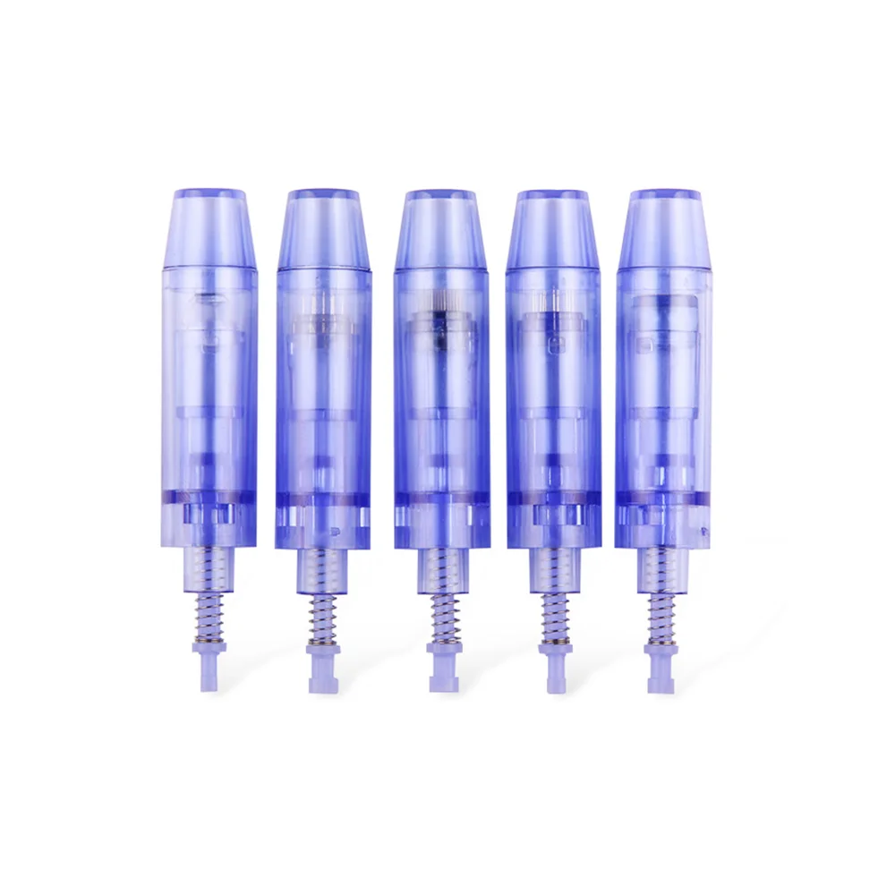 

OstarBeauty auto electric micro needle cartridge for derma pen, White/blue