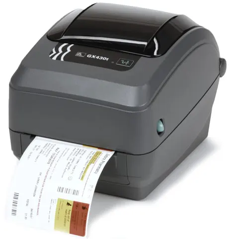 

Original Brand New GX430T Thermal Transfer Label Printer High Speed 300dpi USB Barcode Printer for POS solutions, Black