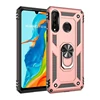 Finger holder CD Texture rose phone case for Huawei p30 lite cover