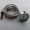120C capillary thermometer 10M tube copper probe temperature sensor gauge