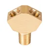 CNC turning Stainless Steel/brass nickel plate 2-Way male Gas BBQ Grill Splitter Y Fitting