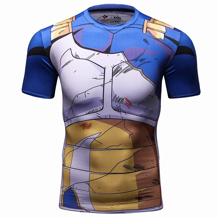 

Cody Lundin Gym Compression Clothing Japanese ANIME/Cartoon style Naruto Dragon Ball t shirt