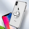 OEM Holder Case for iPhone 11 PRO Xi XS XR MAX 6s 7 8 Plus Clear TPU Protective Phone Cover With Ring Kickstand