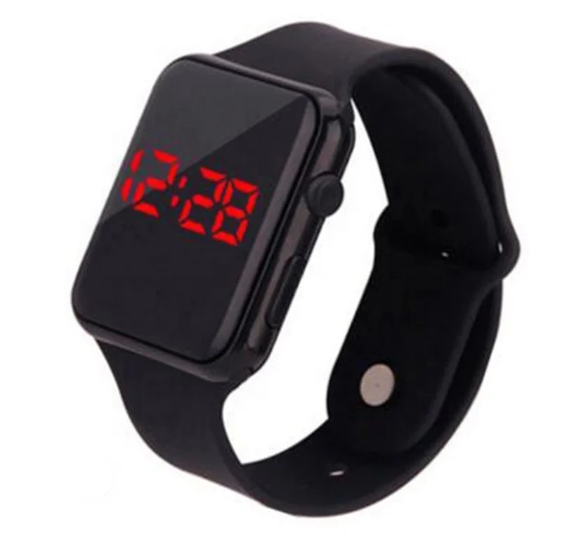 

Cheap Price Fashion Sports LED Watch Waterproof Rubber Silicone Band Gifts for adults colorful band multi-color band